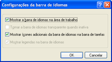 windows ime configurações barra de idiomas